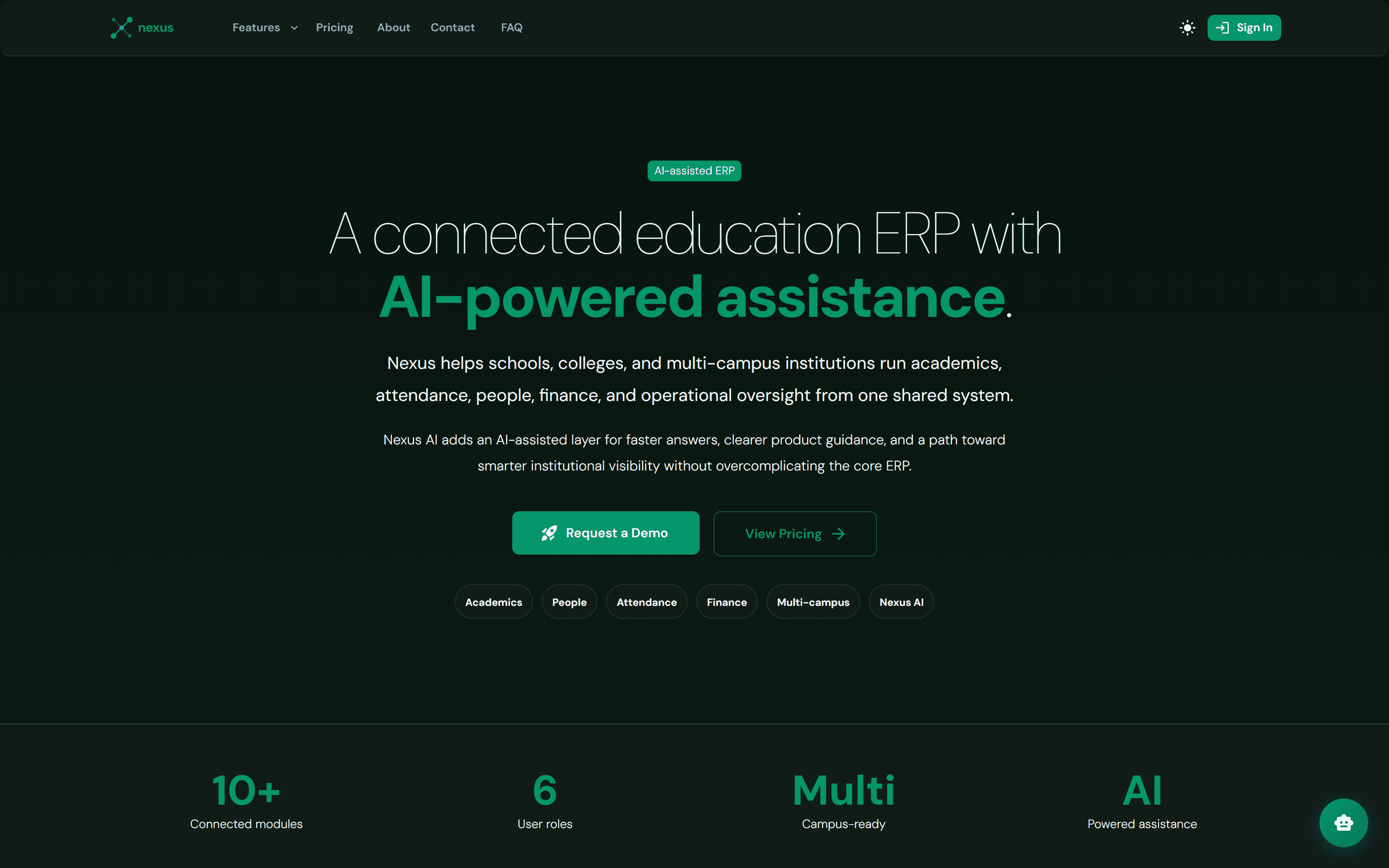Nexus product screenshot